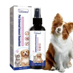 Spray de carrapatos criativo para animais, repele e previne carrapatos, repelentes de gatos e cães, suprimentos para animais, 100ml - Image 2
