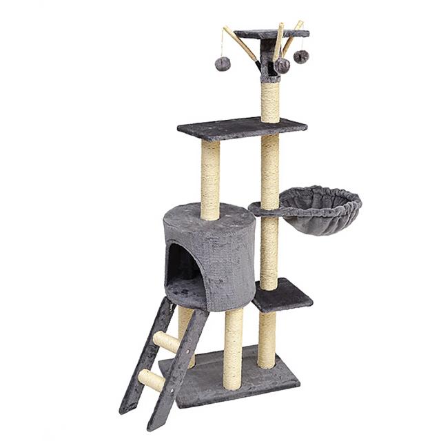 Casas de Árvore para Gatos: Mobiliário de Escalada em Madeira para Pets