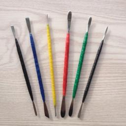 Aço inoxidável Polymer Clay Carving Tools, Faca de Escultura, Enxertia Modelagem Acessórios, Party Gifts, 6Pcs - Image 1