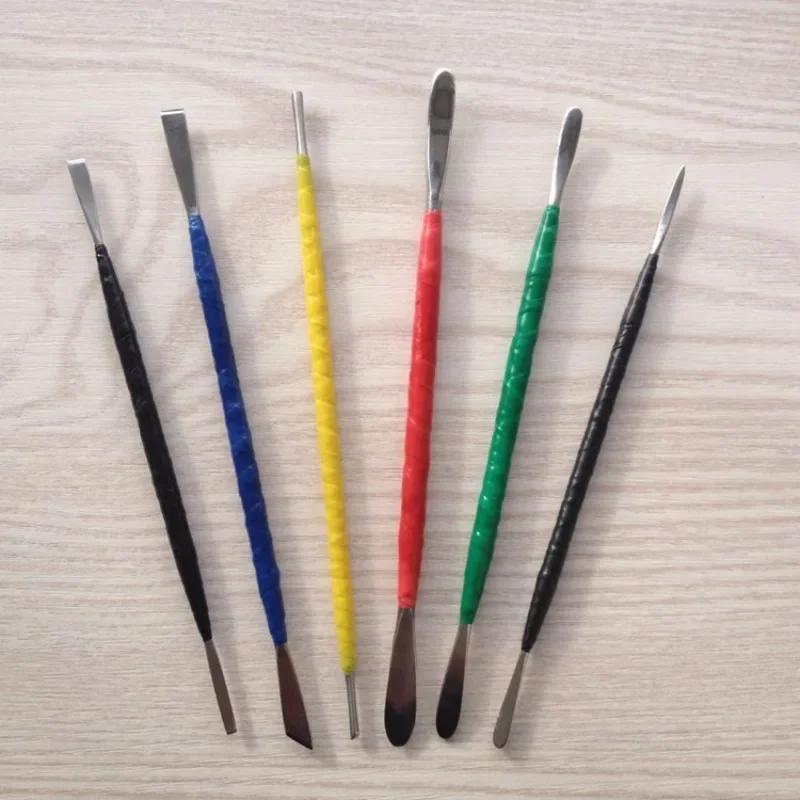 Aço inoxidável Polymer Clay Carving Tools, Faca de Escultura, Enxertia Modelagem Acessórios, Party Gifts, 6Pcs - Image 1