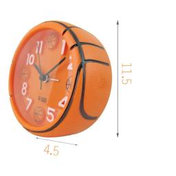 1 pçs basquete futebol forma relógio esporte moda presente criativo despertador 3d estéreo digital decoração para o quarto - Image 6