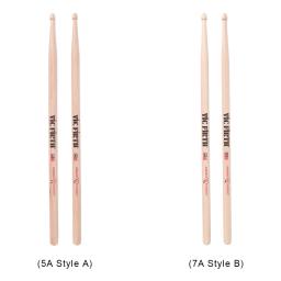 Baquetas de ponta de madeira para bateria acústica ou eletrônica, peso durável e Pitch, americano, 5A, 7A, 2pcs - Image 6