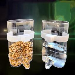 Alimentador Automático De Comida De Pássaro, distribuidor De água, Periquito Pássaro Waterer, Acessórios De Gaiola - Image 1
