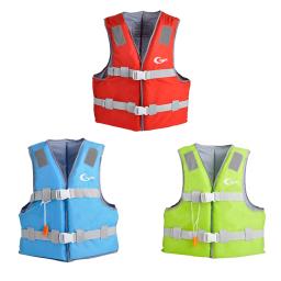 Colete salva-vidas profissional para adultos e crianças, portátil, esportes aquáticos, rafting, pesca, natação, caiaque, segurança - Image 1