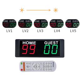 Wall Mounted Eletrônico Digital Placar para Basquete Futebol Boxe Sports Plug UE - Image 4