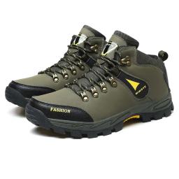 Tênis de alta performance masculino para caminhadas em montanha, tênis cáqui, treinamento esportivo, cinza, saúde, verão - Image 2