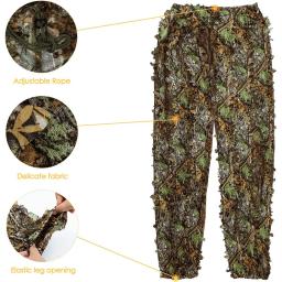 3D Ghillie Suit para homens e mulheres, roupa de combate tático, roupa de caça camuflada, roupa de tiro CS, lazer biônico - Image 4