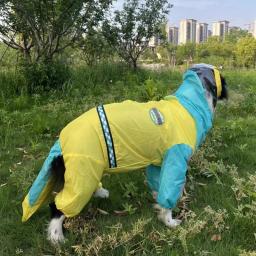 Impermeável Tudo Incluído Impermeável para Animais de Estimação, Roupa Reflexiva para Cães, Impermeável para Schnauzer, Trajes Golden Retriever, Quatro Estações, Exterior - Image 4