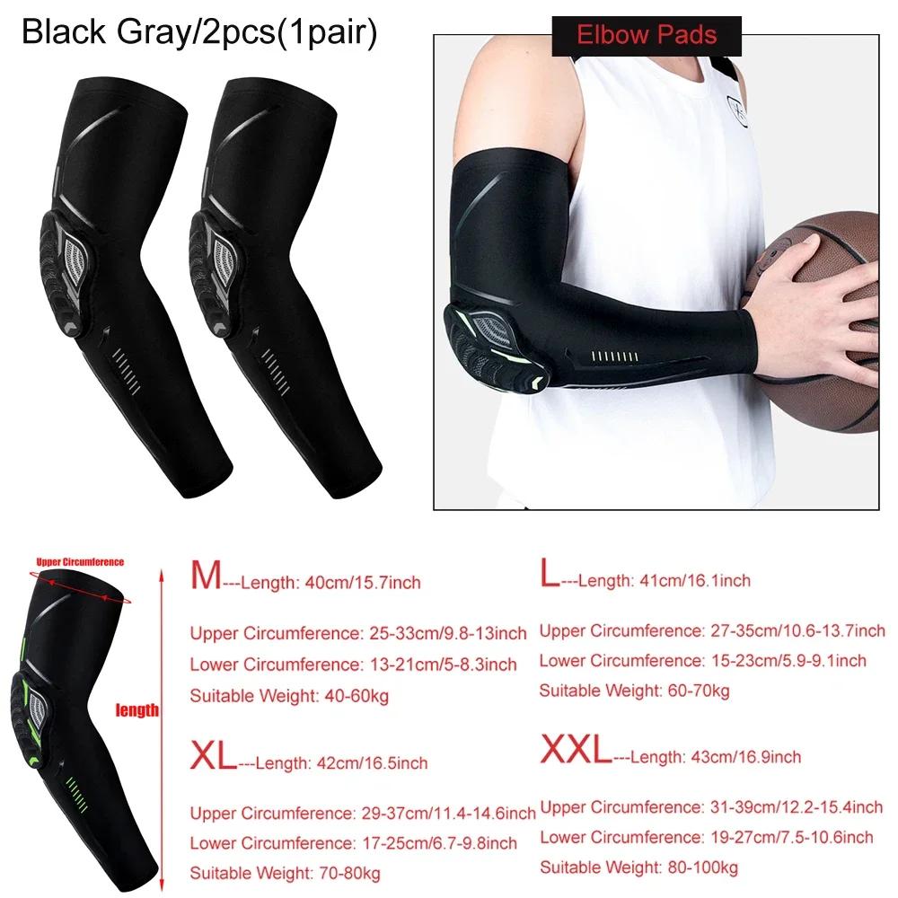 2pc adulto joelheira bicicleta ciclismo proteção cotovelo basquete voleibol esportes joelheiras joelho perna capas anti-colisão protetor - Image 1