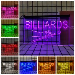 Sinal de néon LED retro para decoração, bilhar, sala de bilhar, mesa, bar, bar, fazenda, placas vintage e pôsteres - Image 2