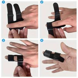Tala de dedo definido com 2 polegar e dedo mínimo chaves, 3 estabilizadores de dedo para índice, médio e anelar dedos, 5pcs - Image 4