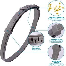 Anti-Flea e Tick Coleira para Pet, Gato e Cão, 8 meses de proteção, pode ser ajustado automaticamente, Acessórios Cães, recém-chegados - Image 6