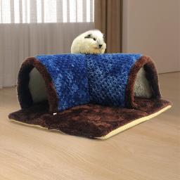 Túnel de pequenos animais para hamster, esconderijo de cobaia, playground respirável, tapete removível, caverna de animais, casa de cobaia, gato e gatinho - Image 3