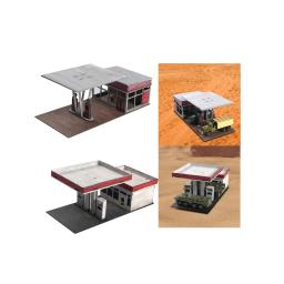 Kits Modelo de Construção, Desmontagem Paisagem, Modelo Cena, Decoração Acessória Ferroviária, Escala 1:72, Escala 1:64 - Image 5