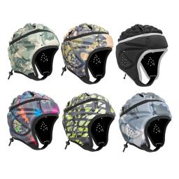 Capacete macio à prova de choque para crianças e adultos, protetor de cabeça ajustável, capacete de futebol - Image 1