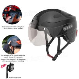 Capacete de Ciclismo Inteligente para Homens e Mulheres, Capacete MTB, Scooter Elétrico, Bicicleta, Câmera, Bluetooth, Função de Gravador - Image 1