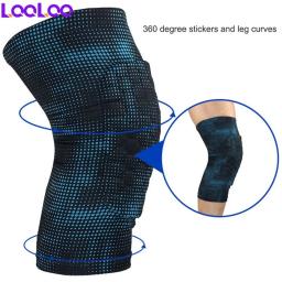 Joelheiras Respiráveis Honeycomb para Adultos, Basquete, Voleibol, Futebol, Esportes, Alívio Da Dor, Manga De Compressão Da Perna, 1Pc - Image 6