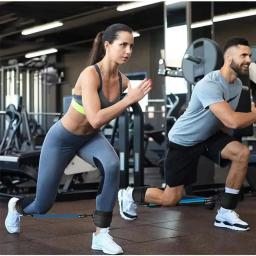 Corda de Resistência TPE para Mulheres, Correias de Tornozelo, Punhos de Suporte para Ginásio, Máquinas de Cabo, Fitness, Yoga, Pilates, Crossfit, Peso Esporte - Image 4