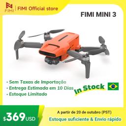 Câmera FIMI MINI 3 Drone 4K profissional 60fps com sensor 48MP 245g Leve Sem Registro |Alcance 9km | Vídeo noturno AI | Gimbal mecânico de 3 eixos Resistência a ventos fortes Bateria com carregamento rápido USB Type C - Image 1