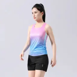 Camisola de Alças de Atletismo Feminino, Colete Running, Speed Sports, Camisas Fitness, Rapazes Atleta, Atletismo, Maratona, Roupa Sem Mangas - Image 5