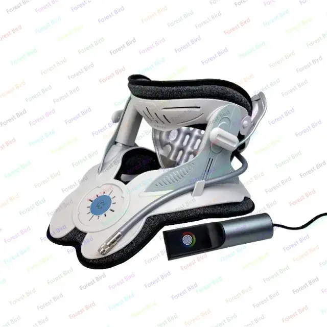 Colar Cervical Inflável Ajustável 2023: Alívio Eficaz para Dor no Pescoço com Tração Pneumática