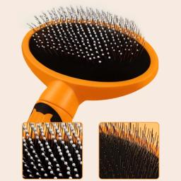 Escova para remoção pelos cães e gatos, escova para remoção pelos animais estimação, remove suavemente cabelo - Image 4