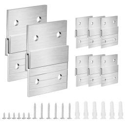 Francês Cleat Hanger Heavy Duty Metal Hanger, foto Rack, Art Frame, Hardware de parede, Z-Barfor gancho espelho, fácil instalação, 5in, 1 conjunto - Image 1