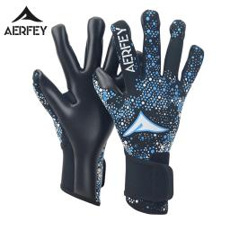 Aerfey futebol futebol goleiro luvas engrossar látex sem fingersave não-slipand wear-resistant - Image 2