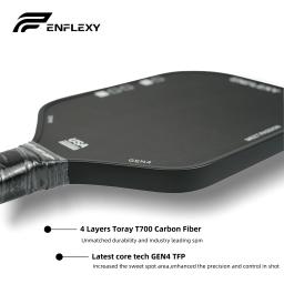 2025 ENFLEXY PP núcleo de favo de mel com núcleo TFP Gen 4 pickleball paddle - Image 4