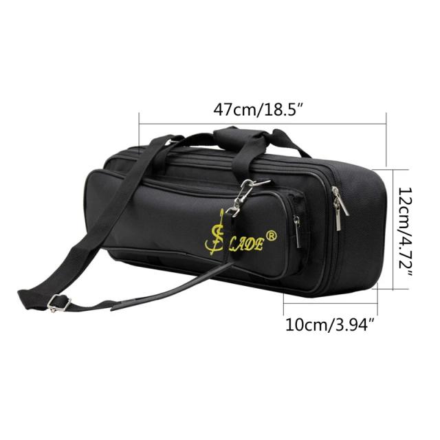Bolsa Multifuncional para Flauta com Bolso Lateral para Acessórios - Ideal para Iniciantes