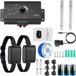Sistema De Cerca De Cão Elétrico Com Fio, Pet Choque Tone, Limite Contenção Colar Receptor, 023 Rádio - Image 1