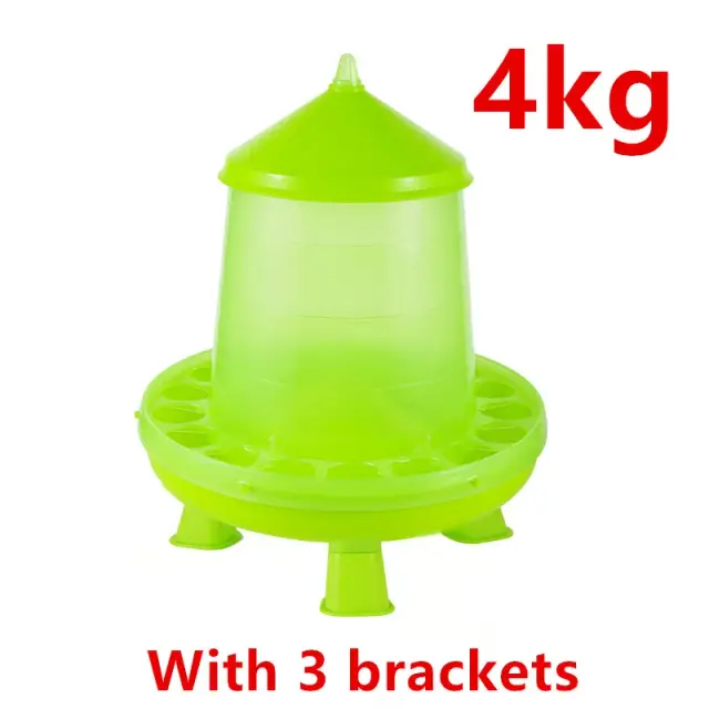 Alimentador Automático Versátil para Aves com Capacidade de 2 a 4kg - Ideal para Frangos, Pombos e Codornas