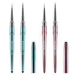 Kolinsky Metal Nail Art, escultura, escultura escova, pó líquido, desenho de flores, projeto, pintura caneta, 99.99%, 1pc - Image 1