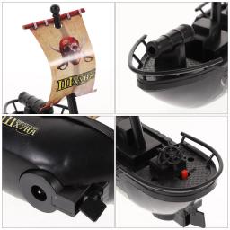 Navio pirata elétrico para crianças, brinquedos de banho do bebê, barco de piscina, veleiro, flutuador, natação infantil brinquedos educativos, 2 pcs - Image 4