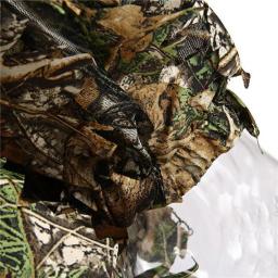 3D Deixa Hunter Ghillie Terno, Top De Disfarce De Camuflagem, Calças, Roupas Ao Ar Livre, Selva De Treinamento CS, Jaqueta Com Capuz, Conjunto De Calças - Image 4