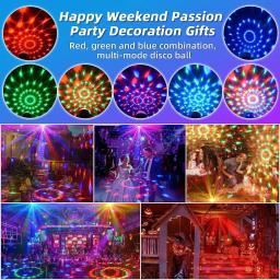 Asymmetric Fashing Light Stage Lamp com controle remoto, EU Disco Ball Lamps, Home Parties, Aniversário, Casamento, Bar, 1 Pc, 2 Pcs, 3 Pcs, 4Pcs - Image 2