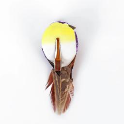 Christmas Tree Simulation Birds, Woodland empoleirado, Fake Feather Birds, Decoração de jardim, Outdoor Party Prop, 6pcs - Image 5