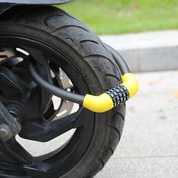 Bloqueio De Bicicleta Universal com Combinação De Código De 5 Dígitos, Anti-Theft Bike Lock, Equipamento De Bloqueio De Segurança, MTB Acessórios De Bicicleta - Image 4