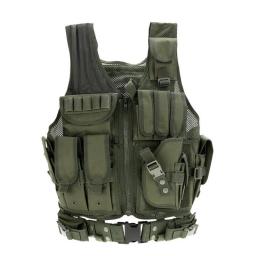 Homens Tático Multi-bolso colete protetor, Armadura de Combate, Airsoft, Caça Engrenagem, Equipamento Paintball - Image 3