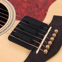 Silicone Silencer Mat para Guitarra Redução de Ruído Prática Tool for Music Lovers, Guitarristas, Silenciador, 1Pc - Image 2