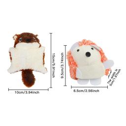 Brinquedos De Dentição De Pelúcia Para Animais De Estimação, Brinquedos Interativos Do Gato, Hedgehog Sounds - Image 3