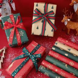 Papel De Embrulho De Natal, Suprimentos De Embalagem De Presente, Acessórios De Decoração, Ano Novo, 2020 - Image 3
