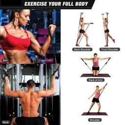 Ginásio faixas da resistência da aptidão para o estiramento da ioga puxar para cima assist bandas de borracha crossfit exercício treino equipamento - Image 3