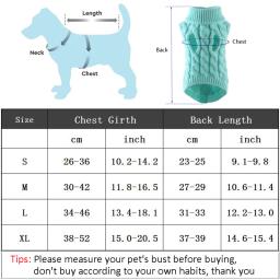 Suéter para cães pequenos, roupa quente de inverno para cães, gola alta, suéter para filhote de cachorro e gato, chihuahua, yorkshire - Image 6