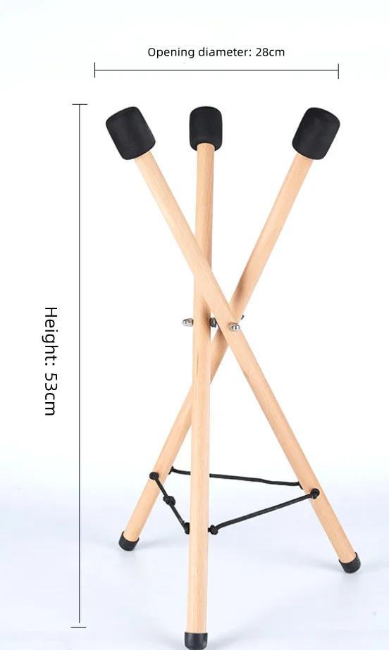 Portátil tambor de madeira Rack, etéreo tambor Rack, mão prato, madeira maciça, tambor dobrável, jogador profissional - Image 1