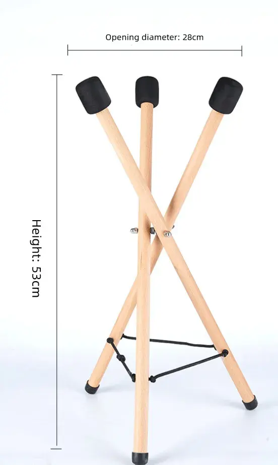 Rack Portátil de Madeira para Tambor: Elegância e Praticidade para Músicos Profissionais