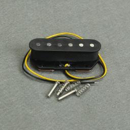 Fleor-vintage guitarra elétrica captador alnico 5, captador preto para guitarra tl - Image 6