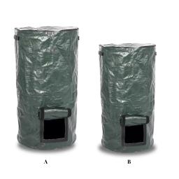 Impermeável PE Pano Compost Waste Collection Bag, Ferment Container, Leaf Sack, Storage Bin com Viewing Window, Jardim - Image 3