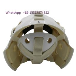 Capacete de goleiro de hóquei no gelo de policarbonato Capacete de goleiro de hóquei com gaiola de olho de gato resistente ao impacto - Image 4