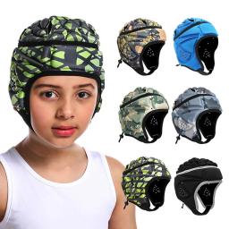 Capacete de futebol à prova de choque macio para meninos e meninas, Headguard de futebol americano para crianças jovens - Image 1